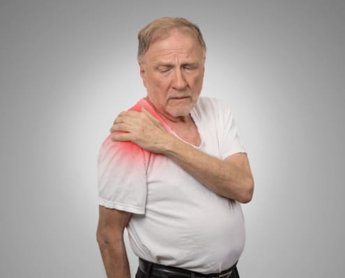 Arthritis causing shoulder pain