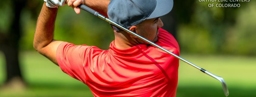 BLOG BANNER - Golfer Tune-up - Colorado Center of Orthopaedic Excellence golf injury prevention